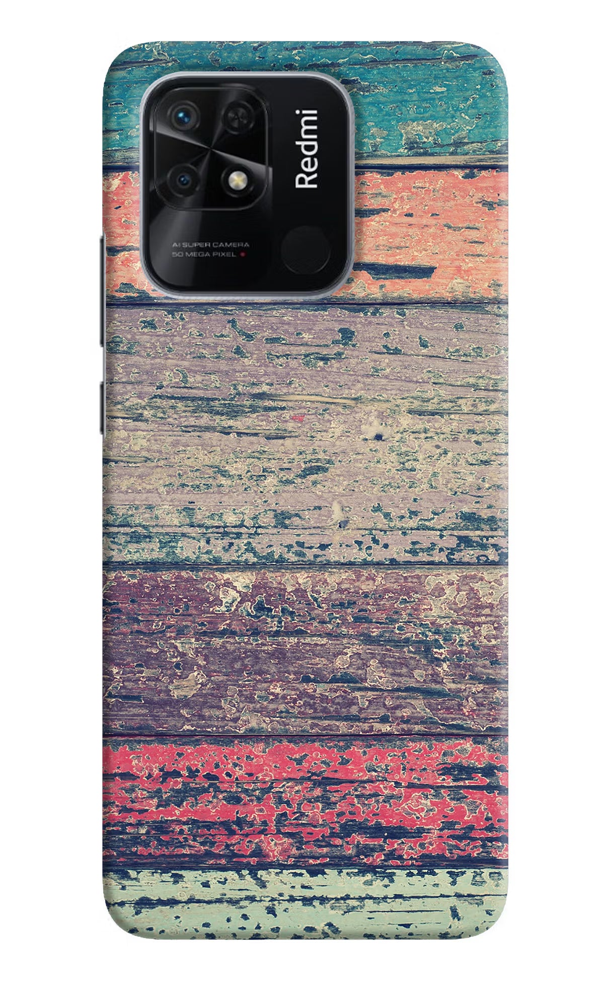 Colourful Wall Redmi 10/10 Power Hard Case Back Cover by Casekaro