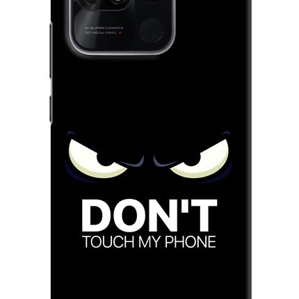 Don'T Touch My Phone Redmi 10/10 Power Hard Case Back Cover by Casekaro