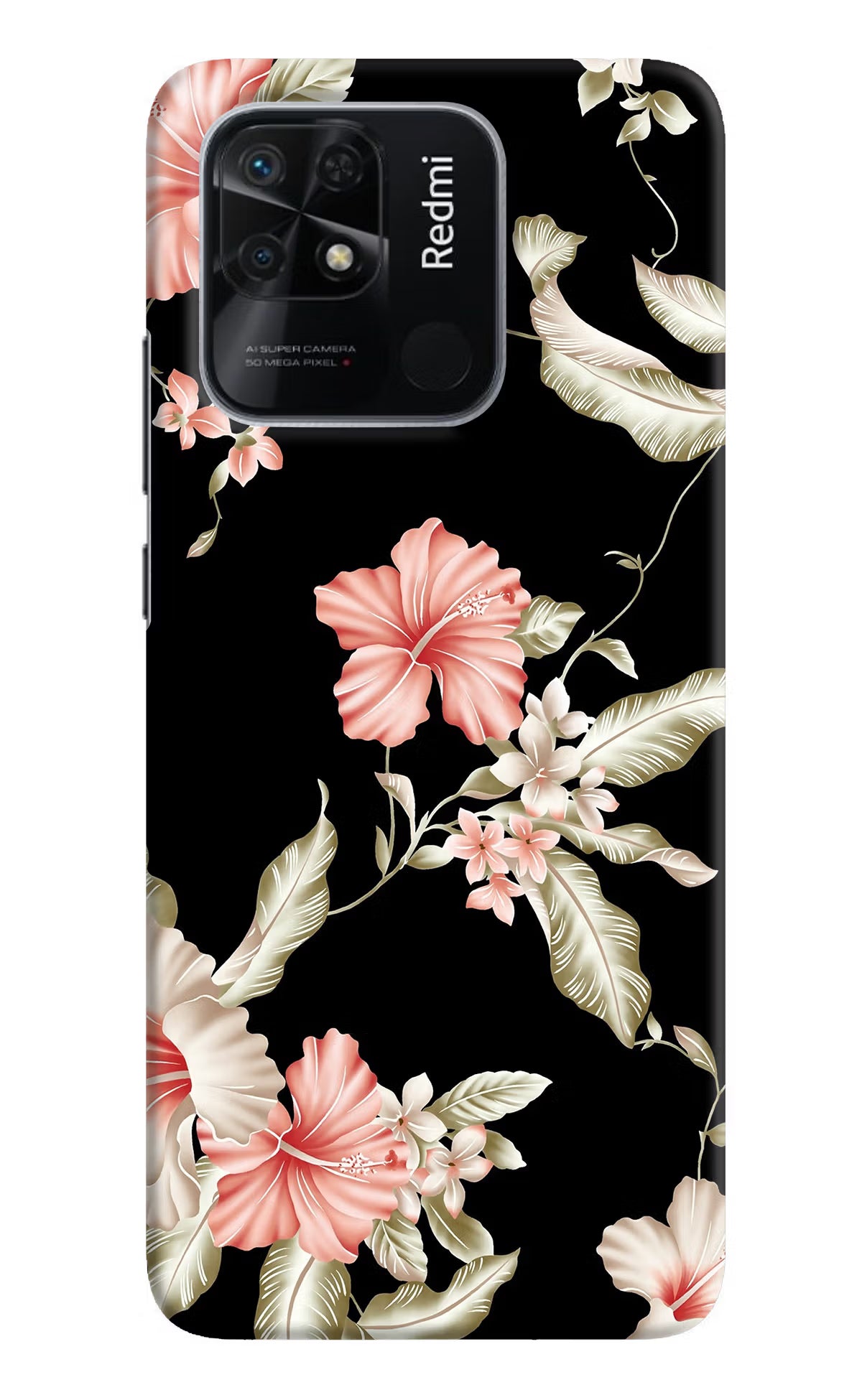 Flowers Redmi 10/10 Power Hard Case Back Cover by Casekaro