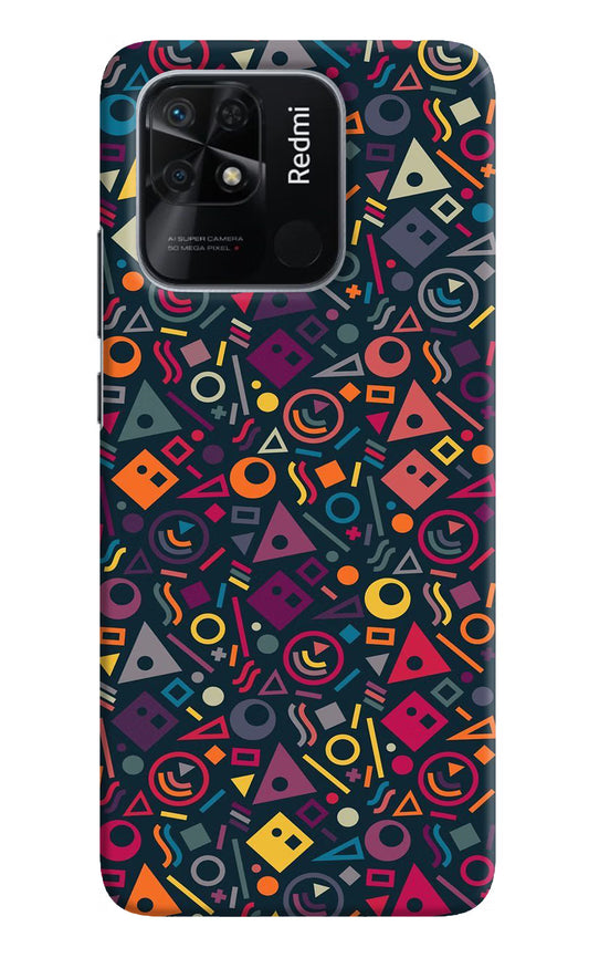 Geometric Abstract Redmi 10/10 Power Hard Case Back Cover by Casekaro