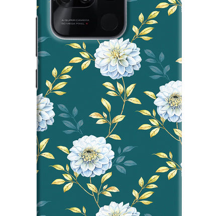 Flowers Redmi 10/10 Power Hard Case Back Cover by Casekaro