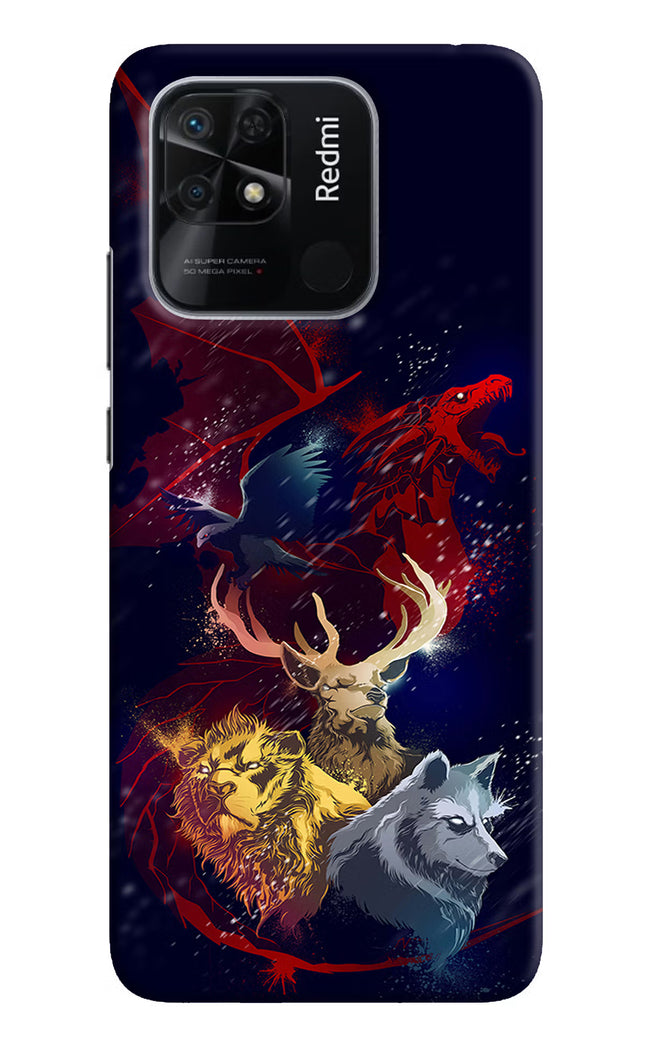Game Of Thrones Redmi 10/10 Power Hard Case Back Cover by Casekaro