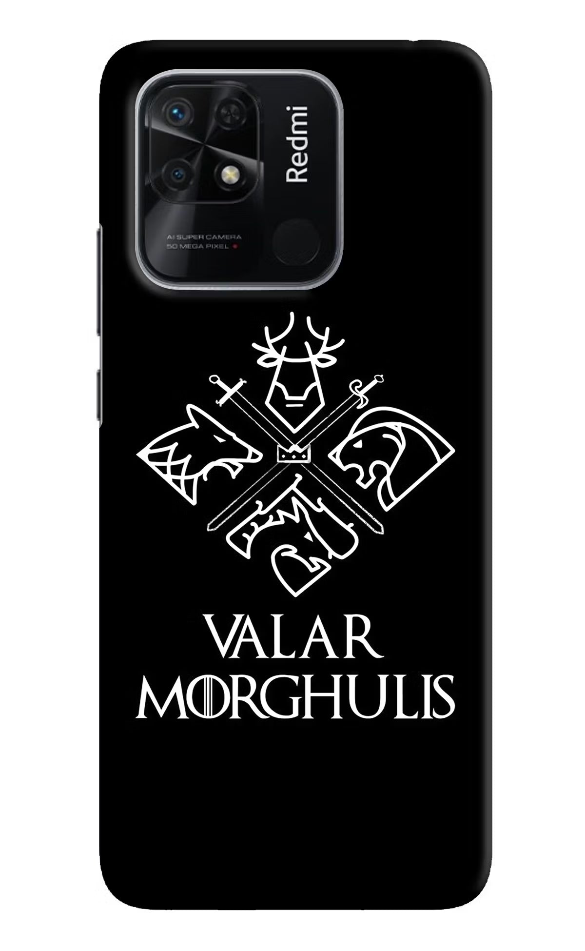 Valar Morghulis | Game Of Thrones Redmi 10/10 Power Hard Case Back Cover by Casekaro