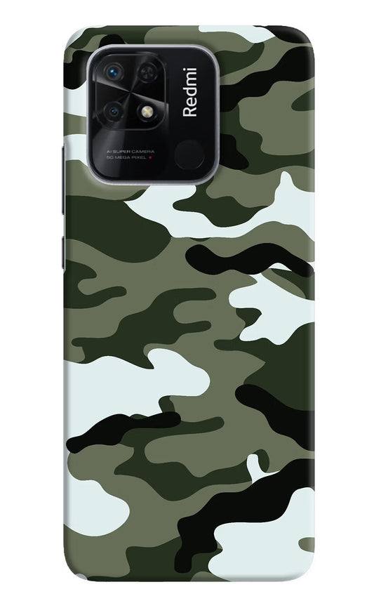 Camouflage Redmi 10/10 Power Hard Case Back Cover by Casekaro
