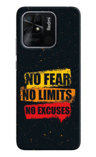 No Fear No Limits No Excuse Redmi 10/10 Power Hard Case Back Cover by Casekaro