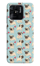 Pug Dog Redmi 10/10 Power Hard Case Back Cover by Casekaro