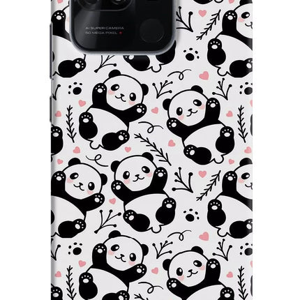 Cute Panda Redmi 10/10 Power Hard Case Back Cover by Casekaro