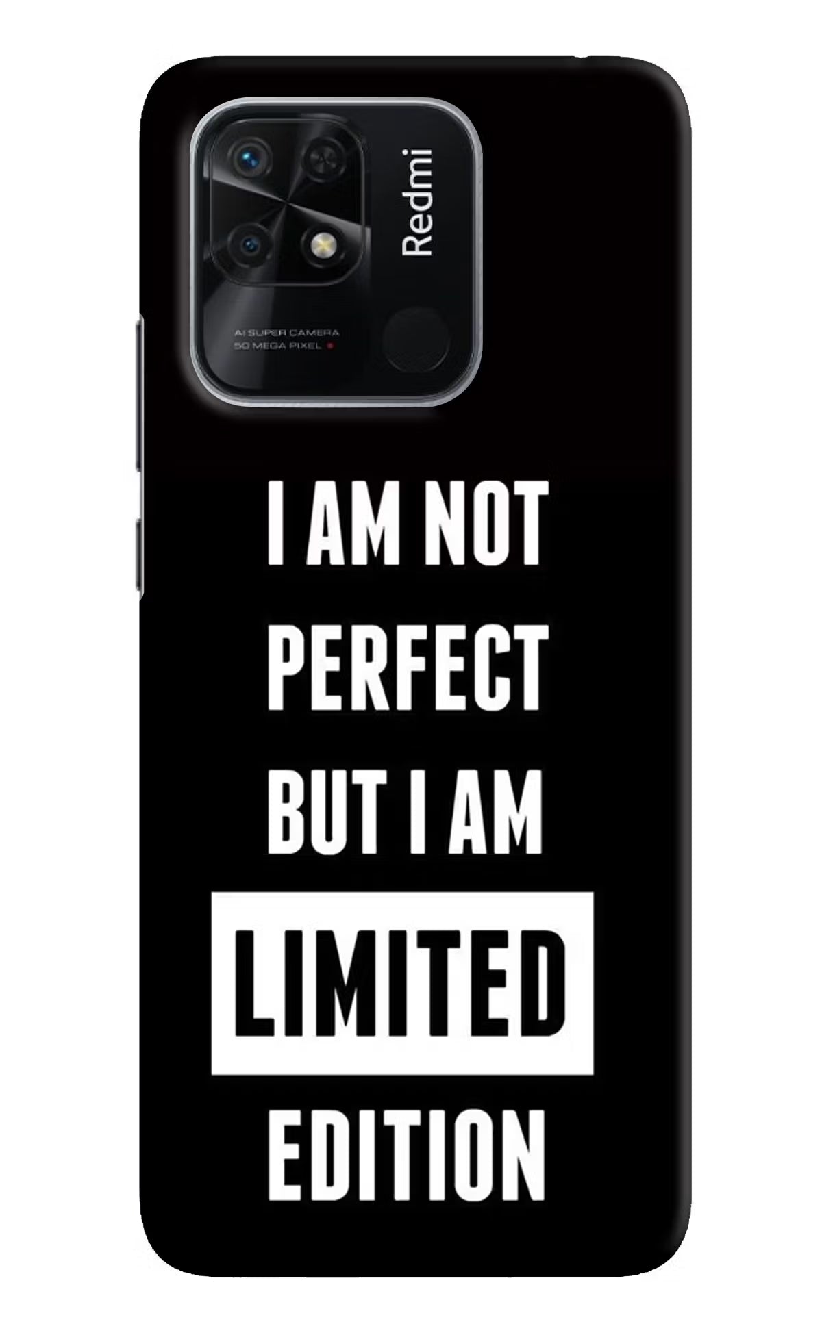 I Am Not Perfect But I Am Limited Edition Redmi 10/10 Power Hard Case Back Cover by Casekaro