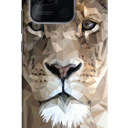 Lion Art Redmi 10/10 Power Hard Case Back Cover by Casekaro