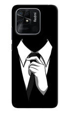 Black Tie Redmi 10/10 Power Hard Case Back Cover by Casekaro