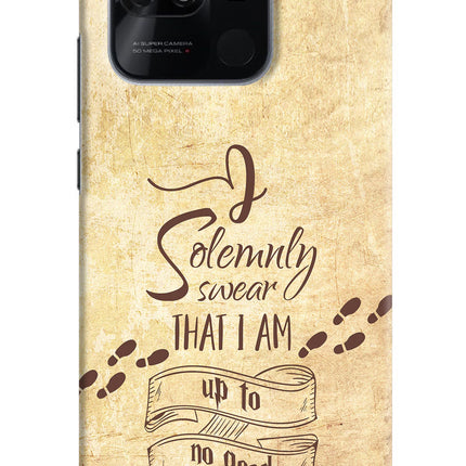 I Solemnly swear that i up to no good Redmi 10/10 Power Hard Case Back Cover by Casekaro