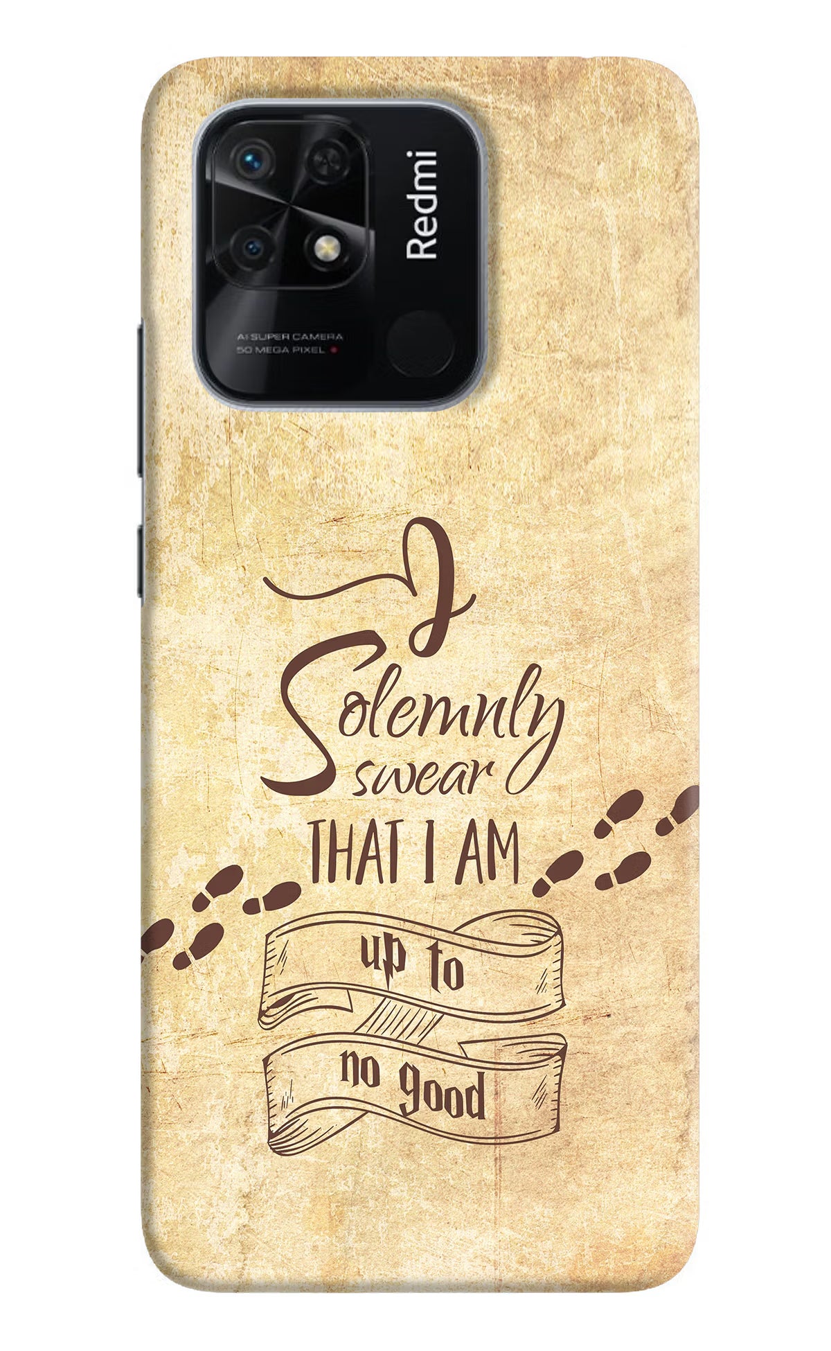 I Solemnly swear that i up to no good Redmi 10/10 Power Hard Case Back Cover by Casekaro