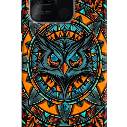 Angry Owl Art Redmi 10/10 Power Hard Case Back Cover by Casekaro