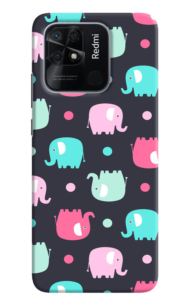 Elephants Redmi 10/10 Power Hard Case Back Cover by Casekaro