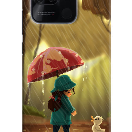 Rainy Day Redmi 10/10 Power Hard Case Back Cover by Casekaro