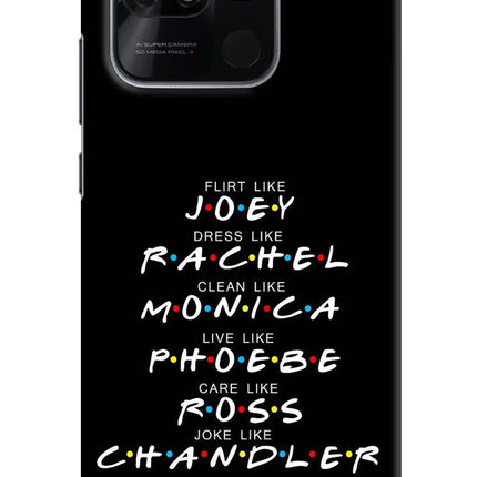 FRIENDS Character Redmi 10/10 Power Hard Case Back Cover by Casekaro