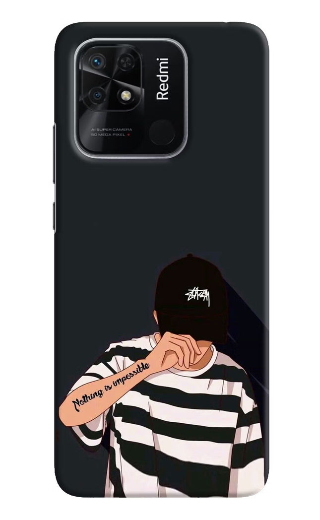 Aesthetic Boy Redmi 10/10 Power Hard Case Back Cover by Casekaro