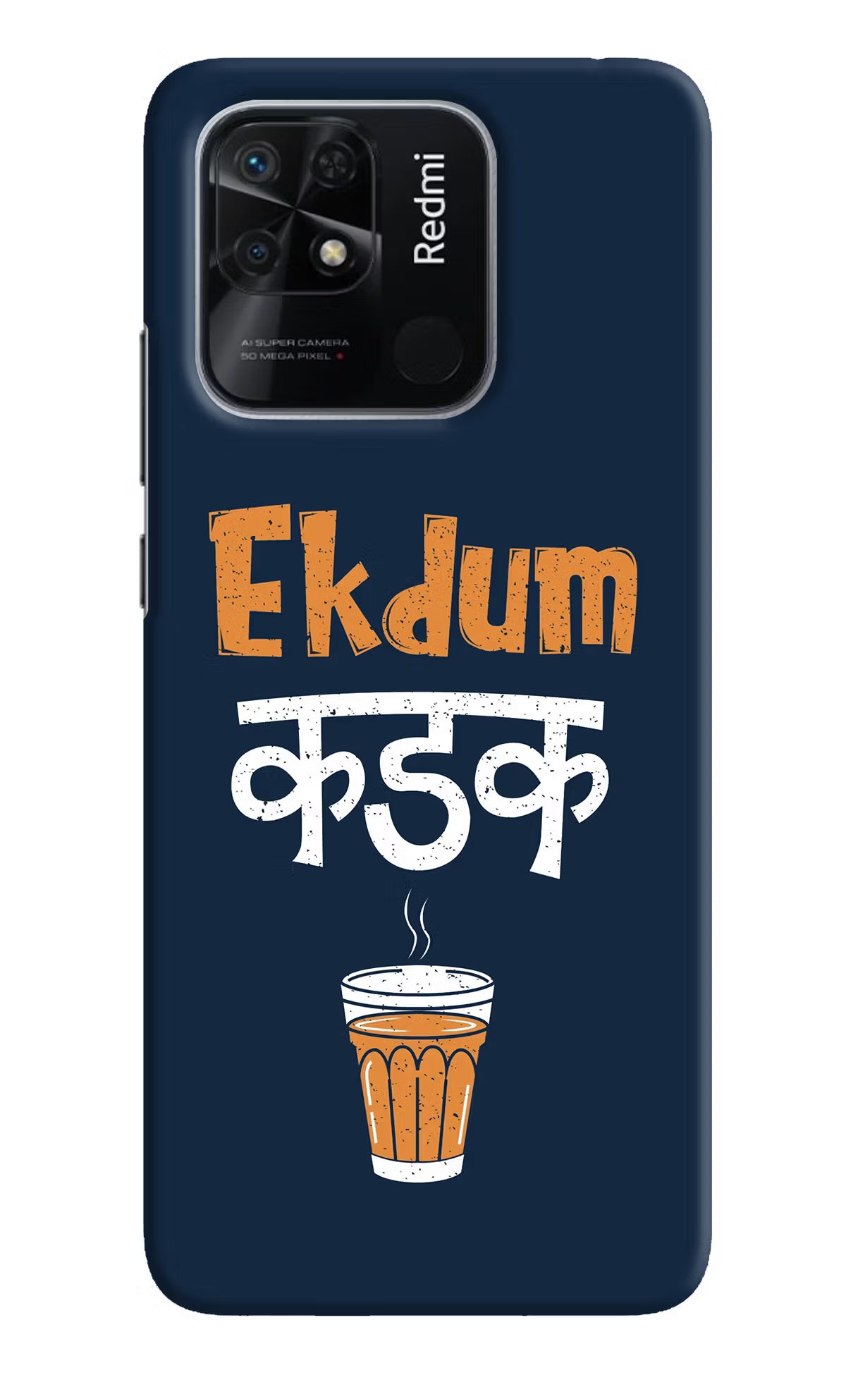 Ekdum Kadak Chai Redmi 10/10 Power Hard Case Back Cover by Casekaro