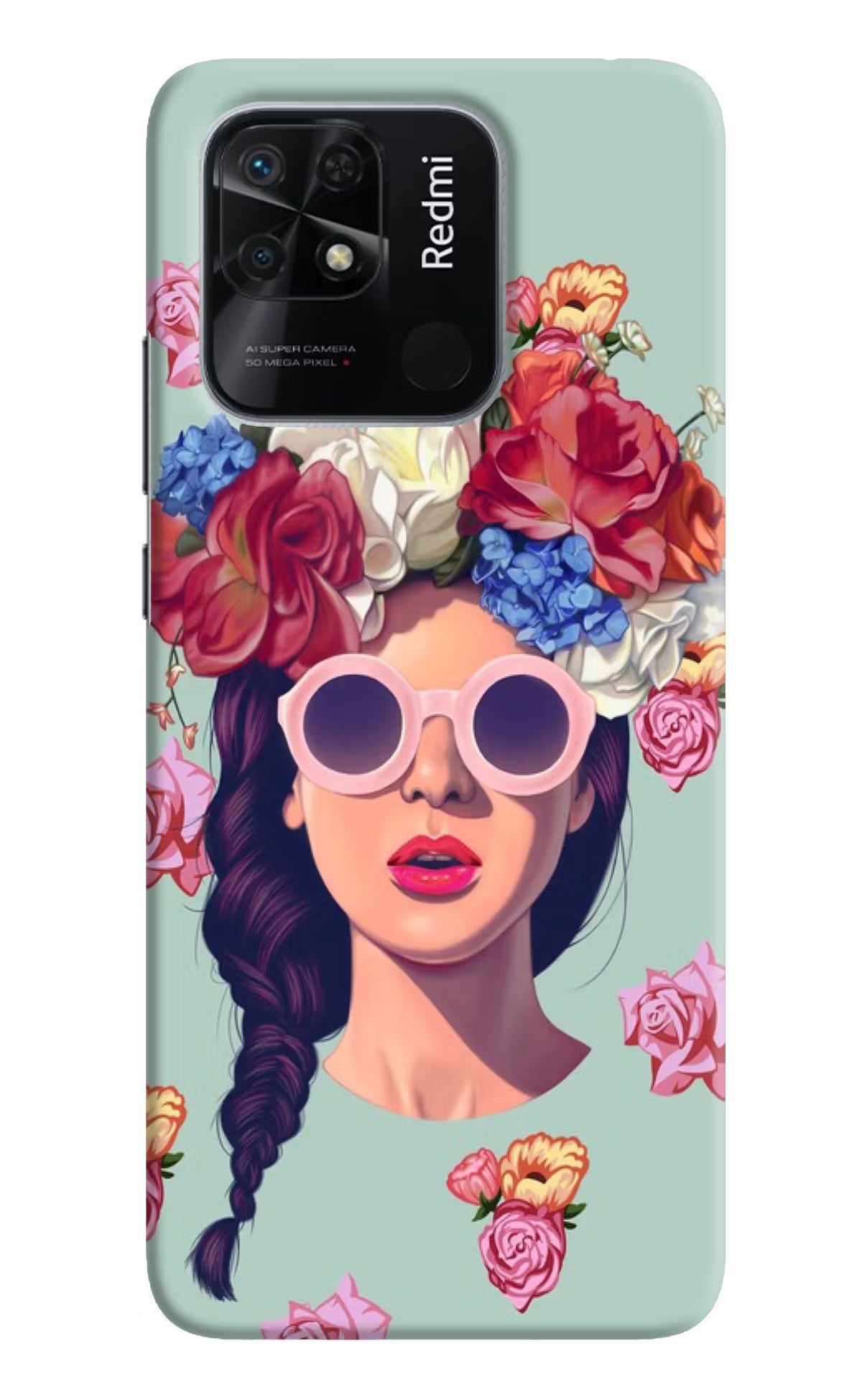 Pretty Girl Redmi 10/10 Power Hard Case Back Cover by Casekaro