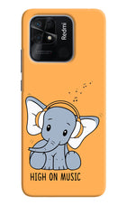 High On Music Redmi 10/10 Power Hard Case Back Cover by Casekaro
