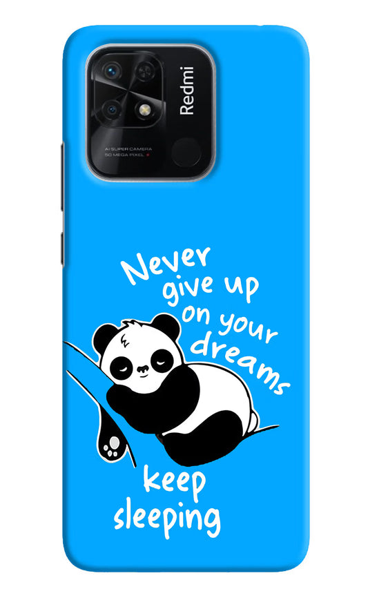 Keep Sleeping Redmi 10/10 Power Hard Case Back Cover by Casekaro