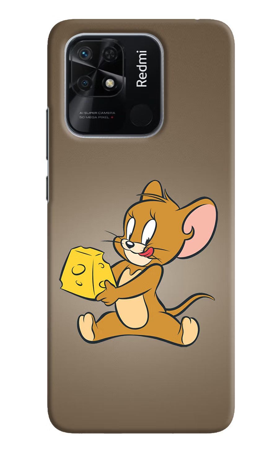 Jerry Redmi 10/10 Power Back Cover, Hard case