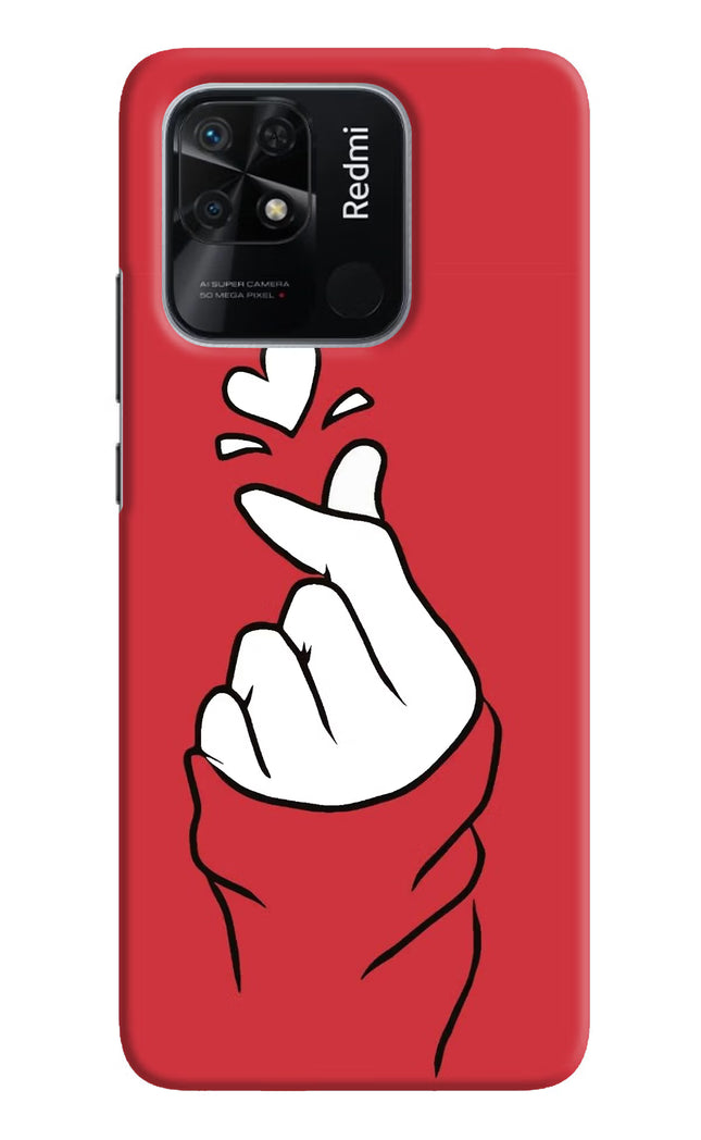 Korean Love Sign Redmi 10/10 Power Hard Case Back Cover by Casekaro