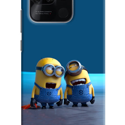 Minion Laughing Redmi 10/10 Power Hard Case Back Cover by Casekaro