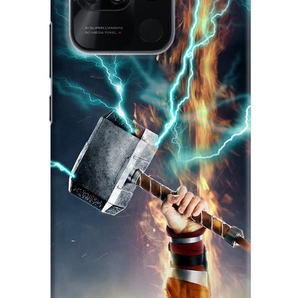 Thor Hammer Mjolnir Redmi 10/10 Power Hard Case Back Cover by Casekaro