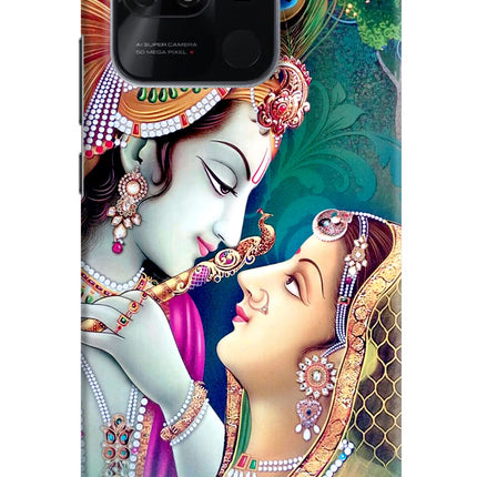 Lord Radha Krishna Redmi 10/10 Power Hard Case Back Cover by Casekaro
