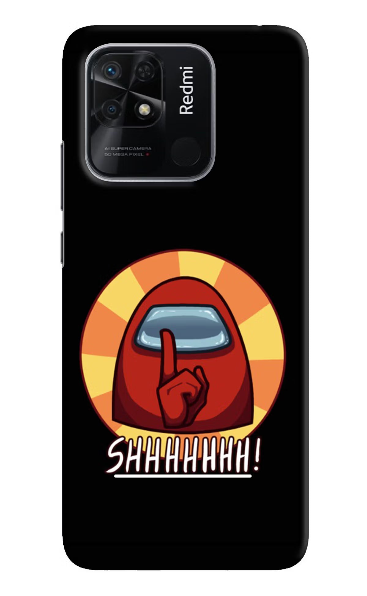 Among Us Shhh! Redmi 10/10 Power Hard Case Back Cover by Casekaro