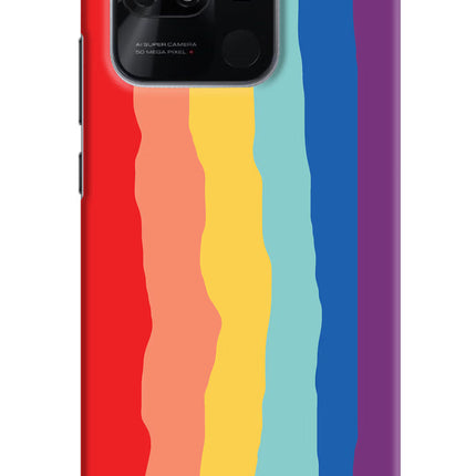 Rainbow Redmi 10/10 Power Hard Case Back Cover by Casekaro