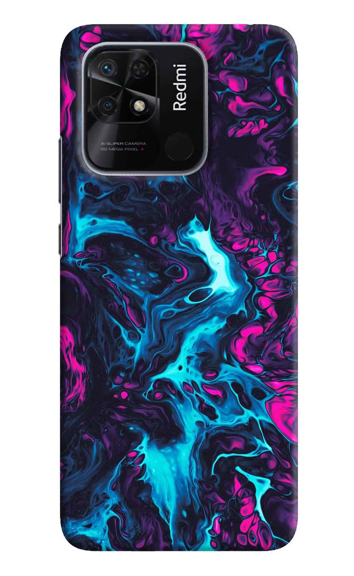 Abstract Redmi 10/10 Power Hard Case Back Cover by Casekaro