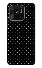White Dots Redmi 10/10 Power Hard Case Back Cover by Casekaro