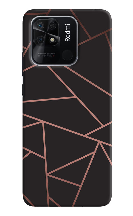 Geometric Pattern Redmi 10/10 Power Hard Case Back Cover by Casekaro