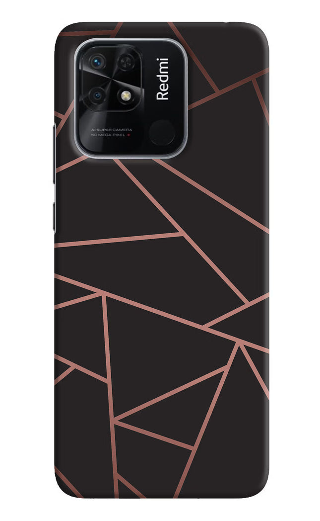 Geometric Pattern Redmi 10/10 Power Hard Case Back Cover by Casekaro