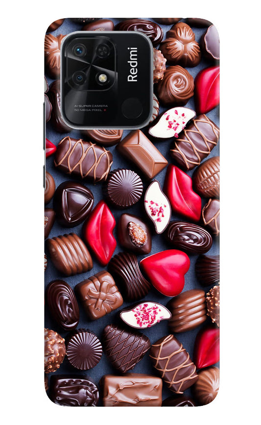 Chocolates Redmi 10/10 Power Hard Case Back Cover by Casekaro