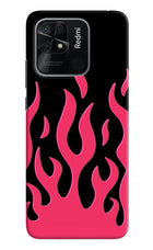 Fire Flames Redmi 10/10 Power Hard Case Back Cover by Casekaro