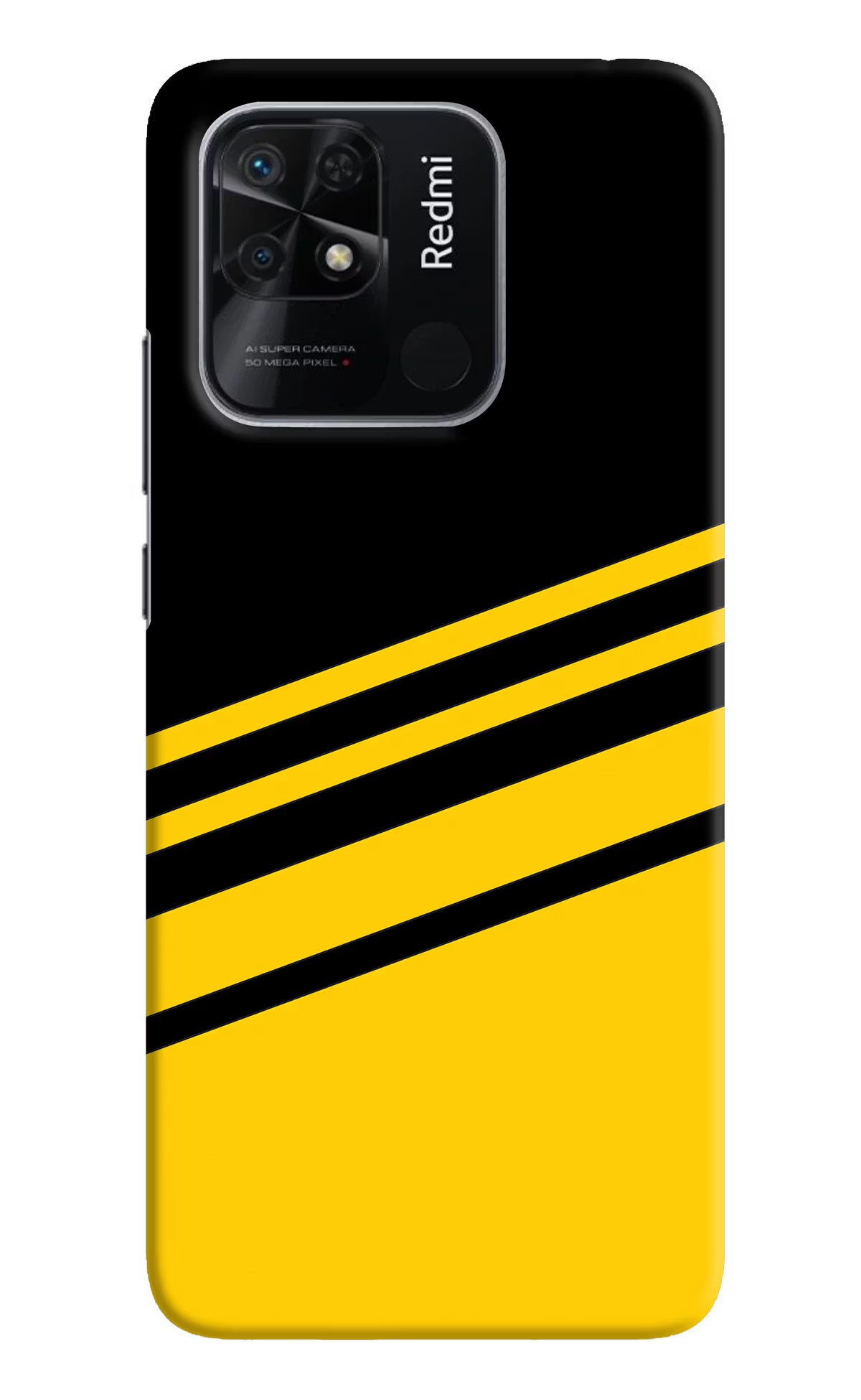 Yellow Shades Redmi 10/10 Power Hard Case Back Cover by Casekaro