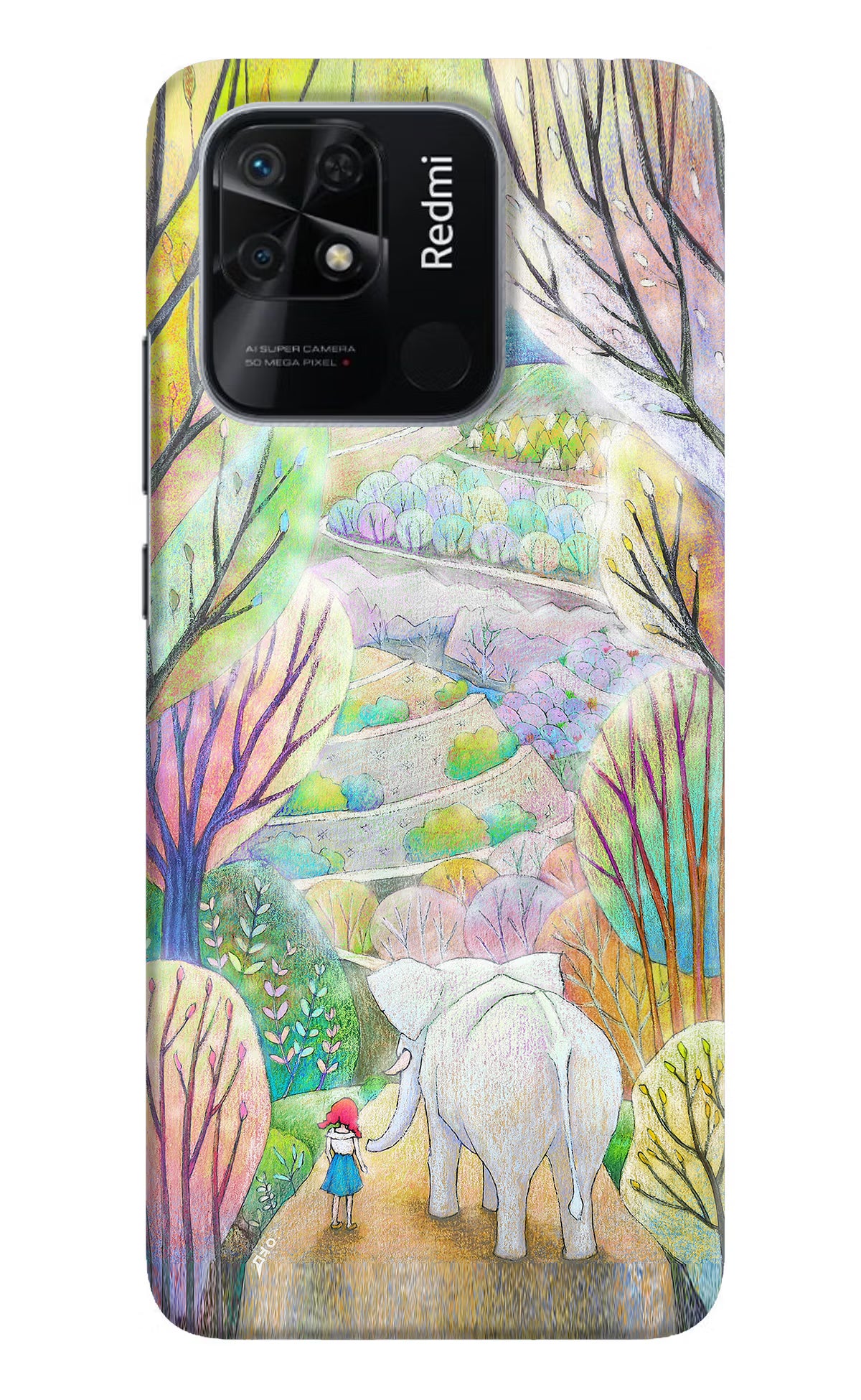 Nature Painting Redmi 10/10 Power Hard Case Back Cover by Casekaro
