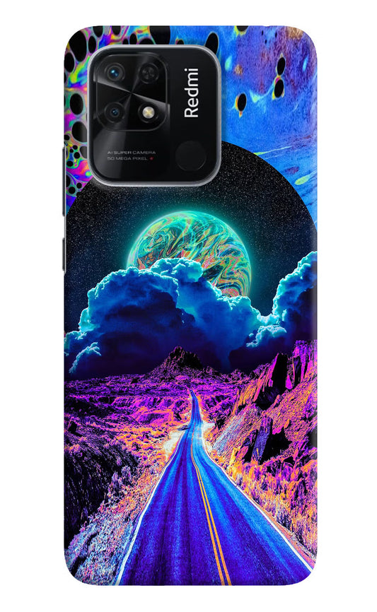 Psychedelic Painting Redmi 10/10 Power Hard Case Back Cover by Casekaro