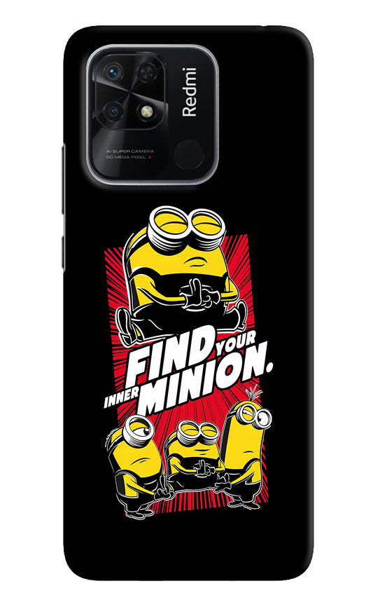 Find your inner Minion Redmi 10/10 Power Hard Case Back Cover by Casekaro