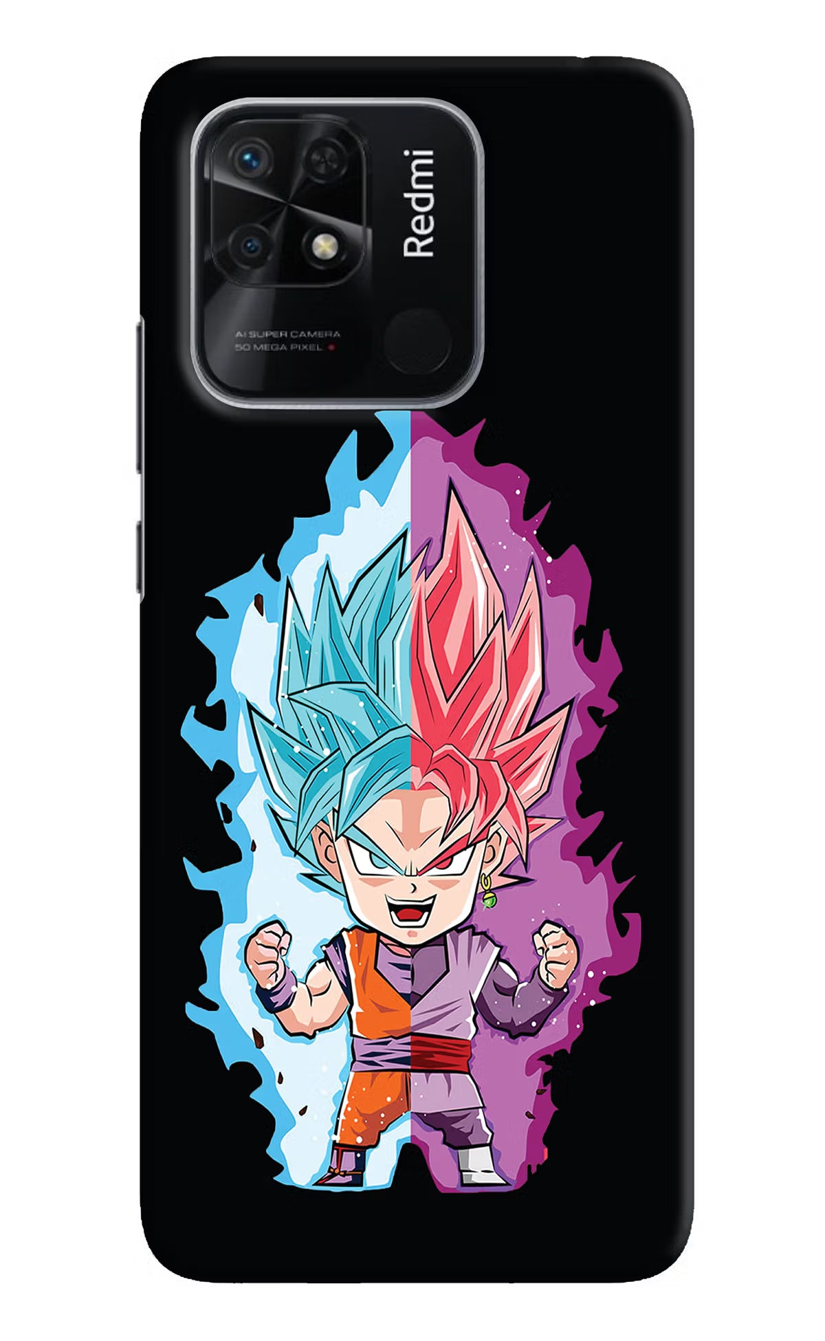 Chota Goku Redmi 10/10 Power Hard Case Back Cover by Casekaro