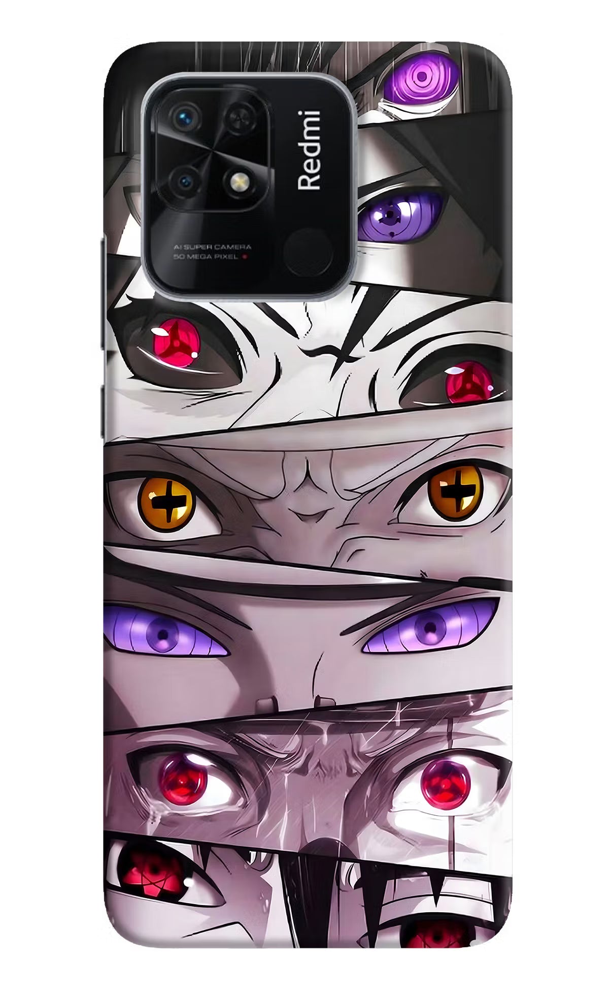 Naruto Anime Redmi 10/10 Power Hard Case Back Cover by Casekaro