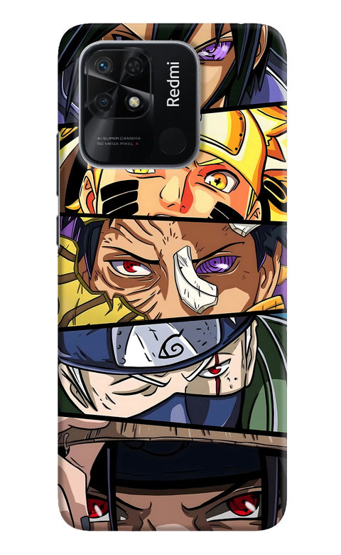 Naruto Character Redmi 10/10 Power Back Cover