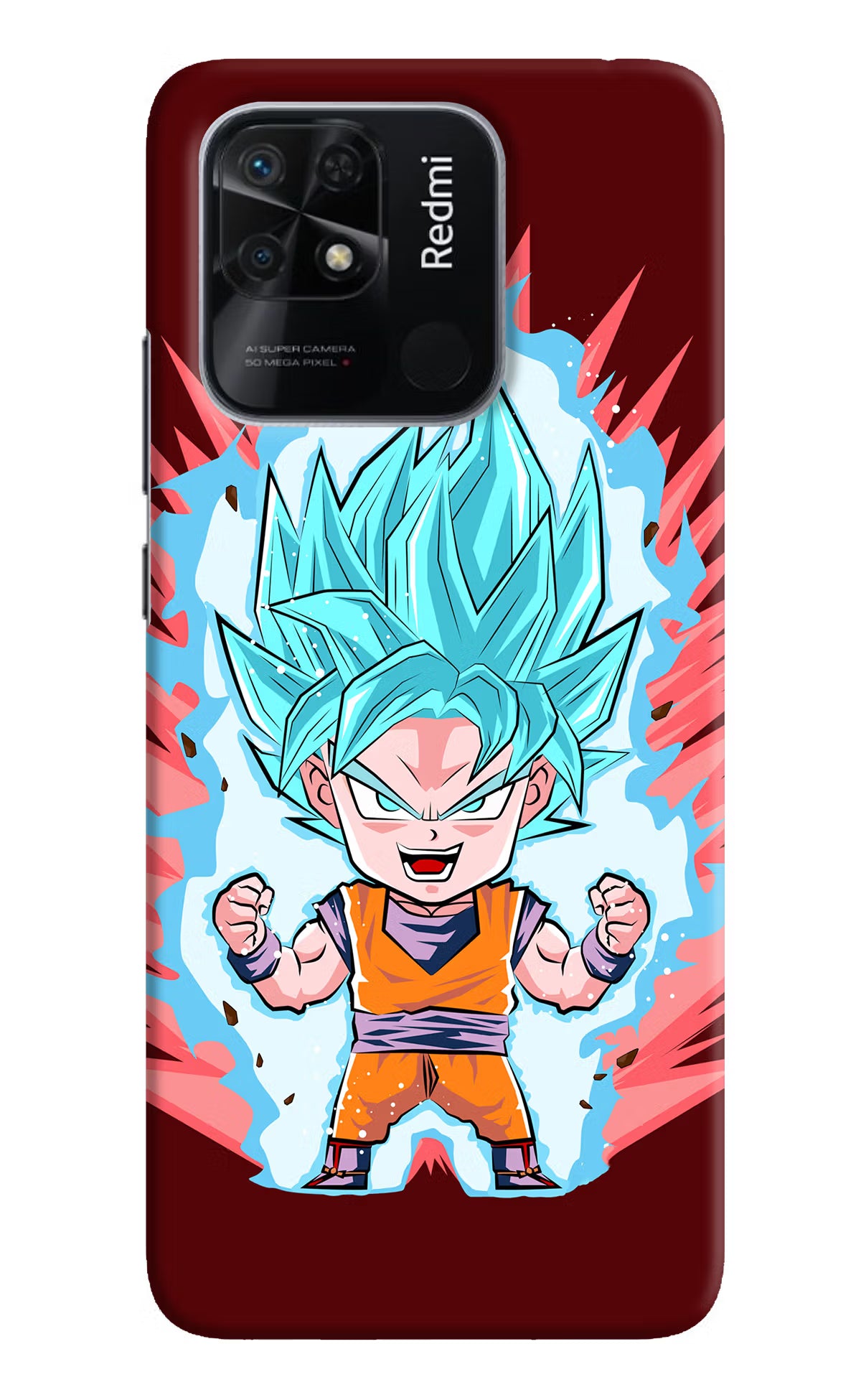Goku Little Redmi 10/10 Power Hard Case Back Cover by Casekaro