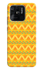 Tribal Pattern Redmi 10/10 Power Hard Case Back Cover by Casekaro