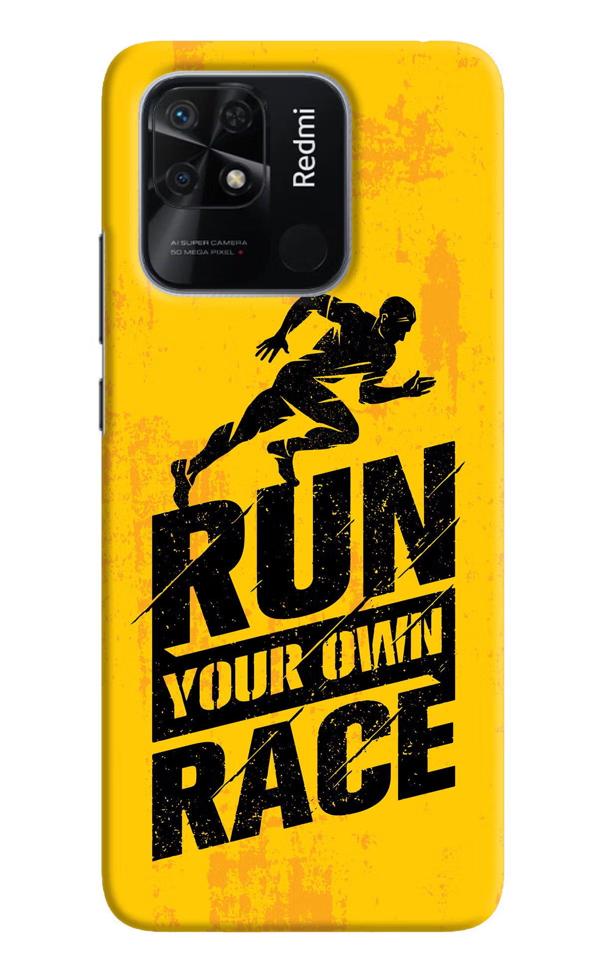 Run Your Own Race Redmi 10/10 Power Hard Case Back Cover by Casekaro