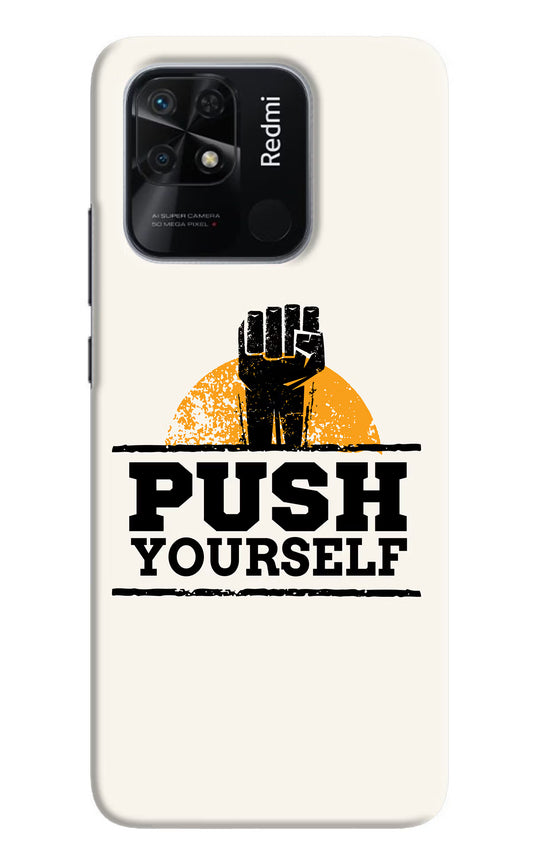 Push Yourself Redmi 10/10 Power Hard Case Back Cover by Casekaro