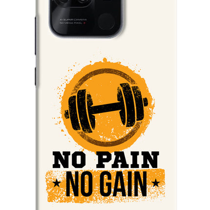 No Pain No Gain Redmi 10/10 Power Hard Case Back Cover by Casekaro